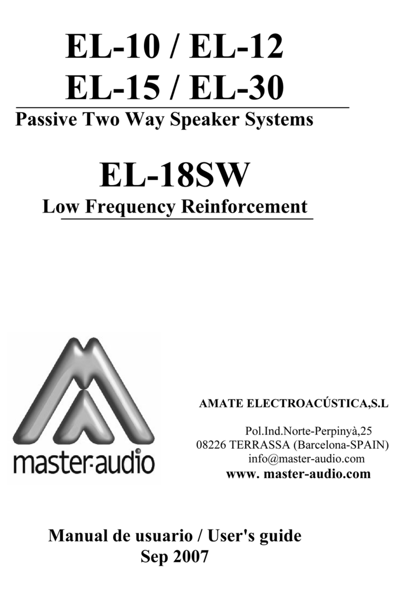 Master audio EL-30 user guide