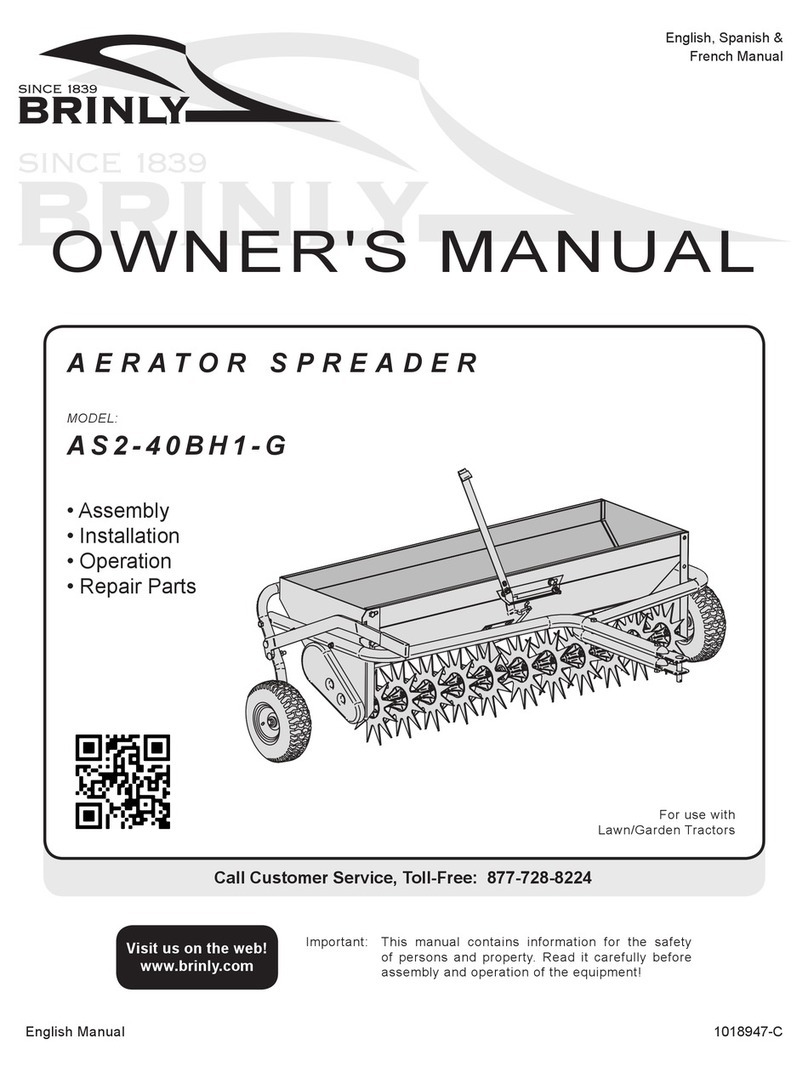Brinly AS2-40BH-G owner's manual