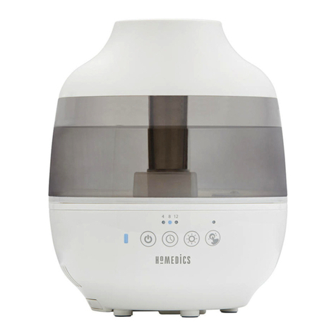 HoMedics UHE-CM180 Instruction manual and  warranty information