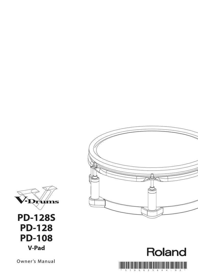 Roland V-Drums PD-128-BC User manual