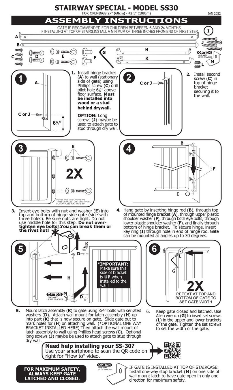 Cardinal Gates SS30 User manual