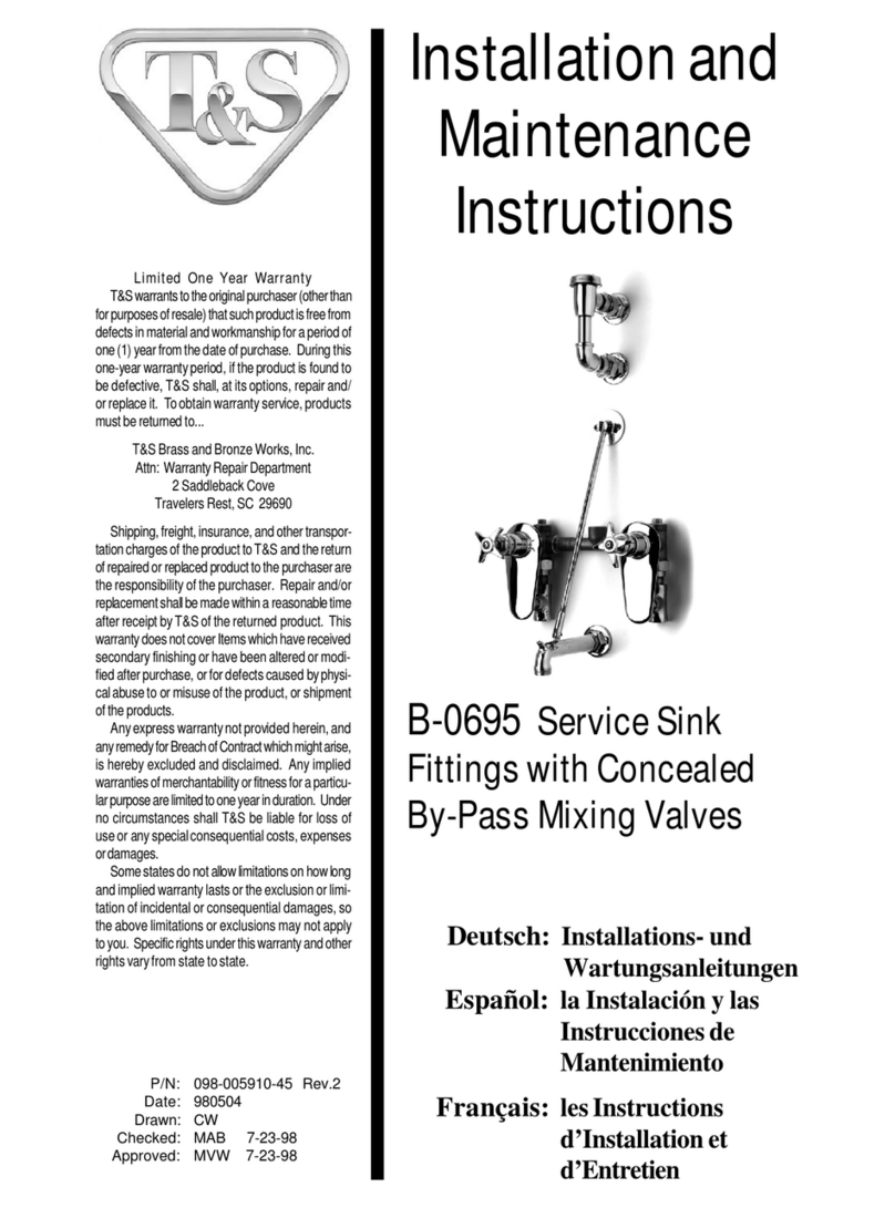 T&S B-0695 User manual