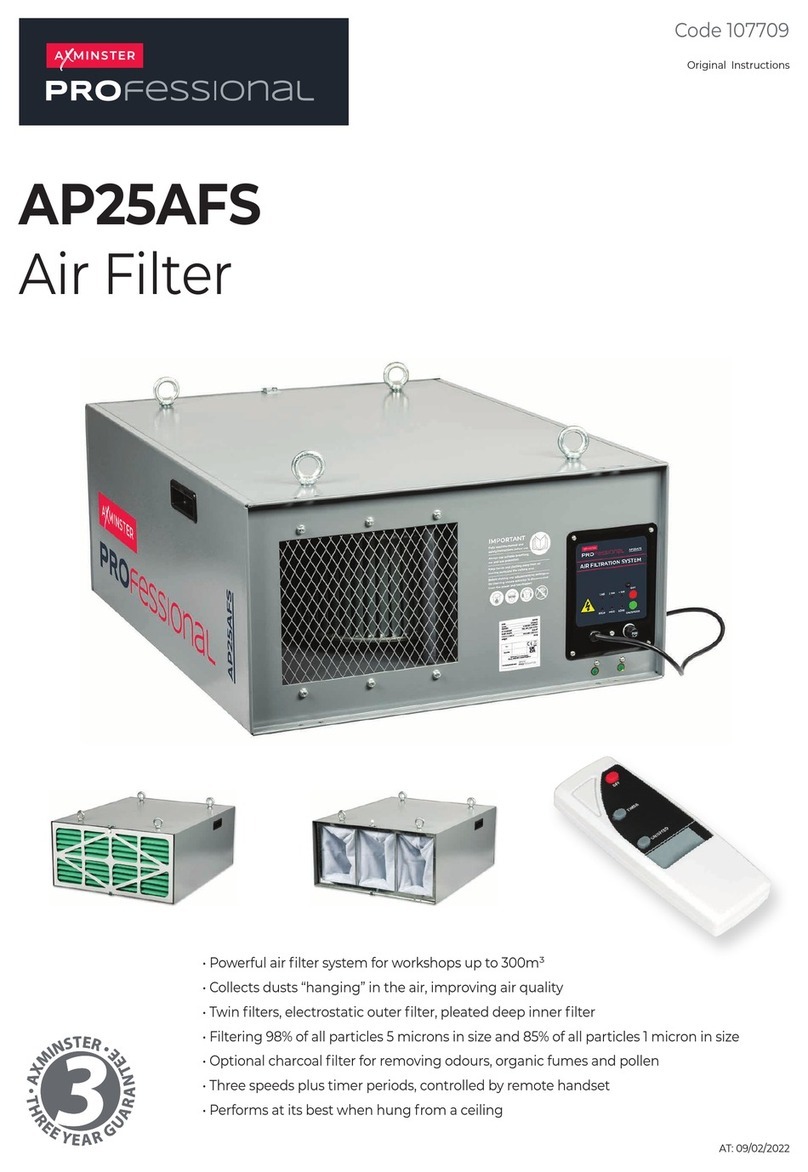Axminster proressional AP25AFS Original instructions