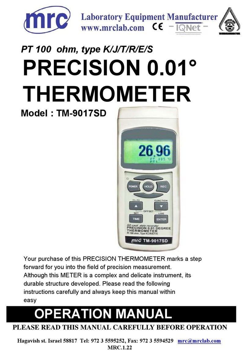MRC TM-9017SD User manual