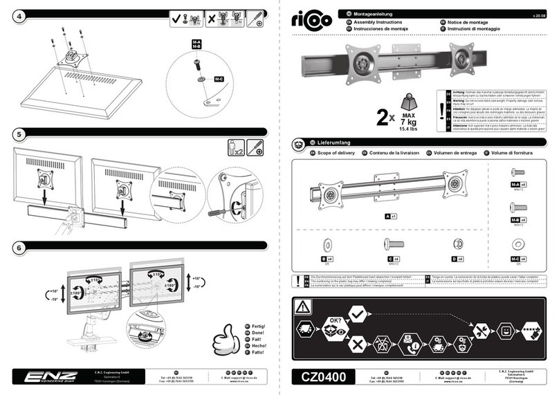 ricoo ENZ CZ0400 Assembly instructions