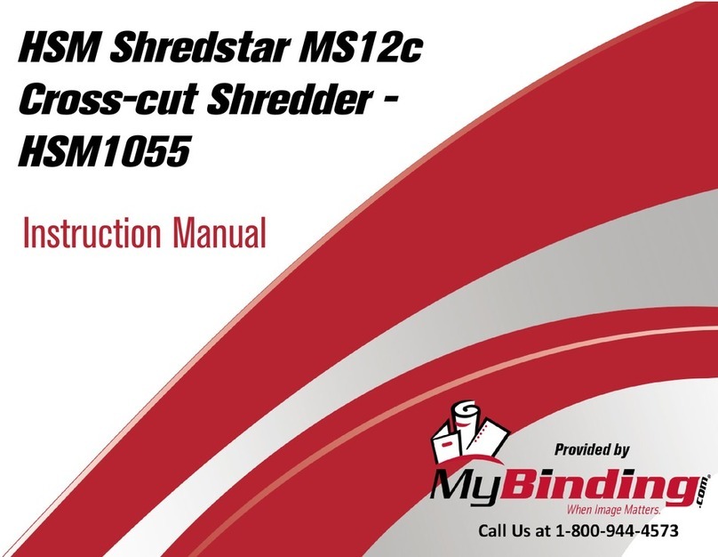 HSM HSM1055 instruction manual