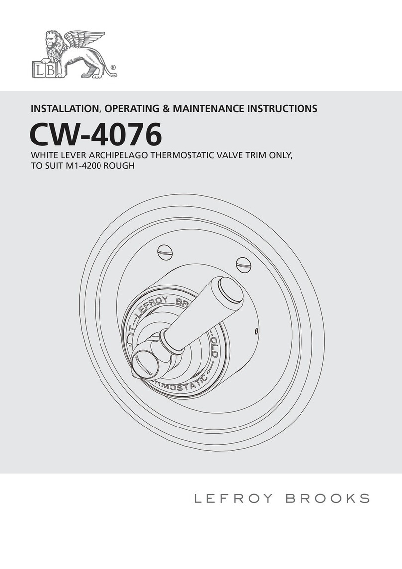 Lefroy Brooks CW-4076 Assembly instructions Lefroy Brooks CW-4076 Assembly instructions