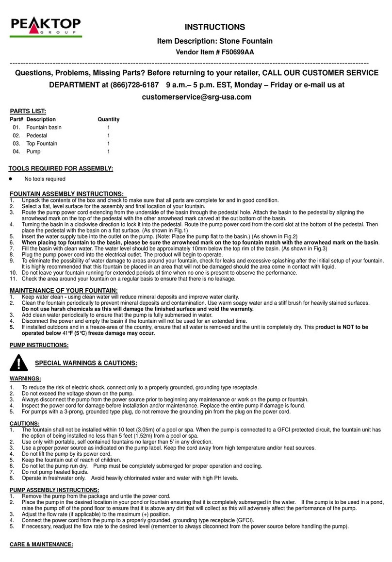 PEAKTOP F50699AA User manual