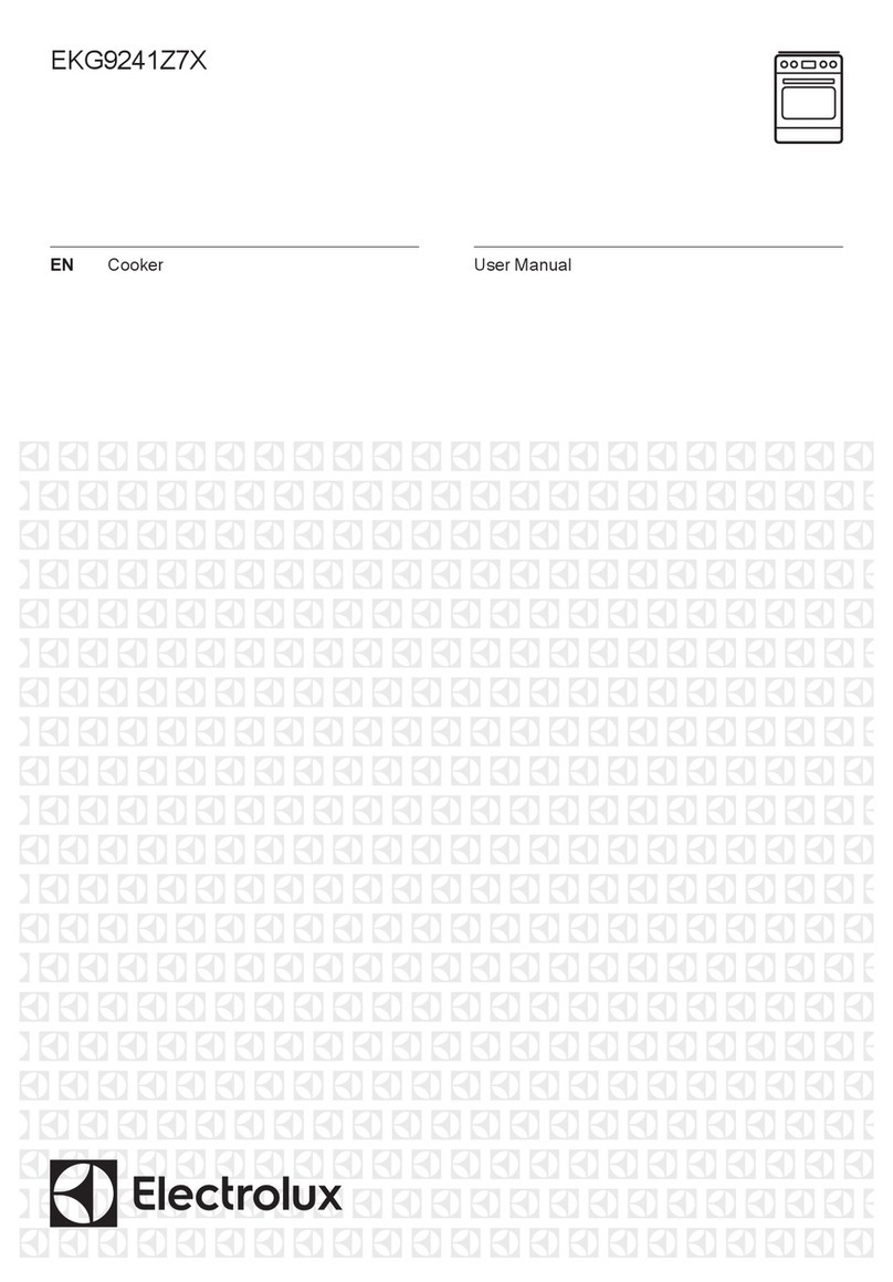 Electrolux EKG9241Z7X User manual Electrolux EKG9241Z7X User manual