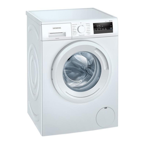 Siemens WM10N107GR User manual