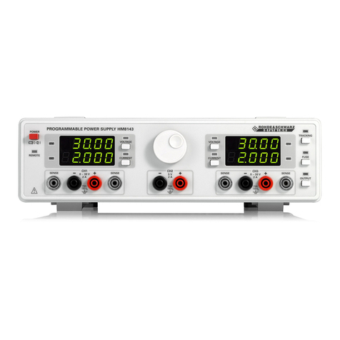 Hameg HM8143G User manual