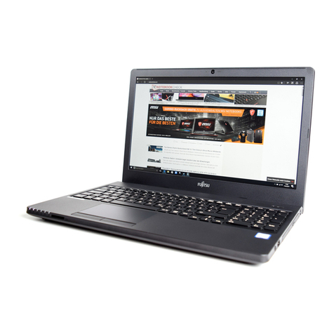 Fujitsu LIFEBOOK A557 User manual