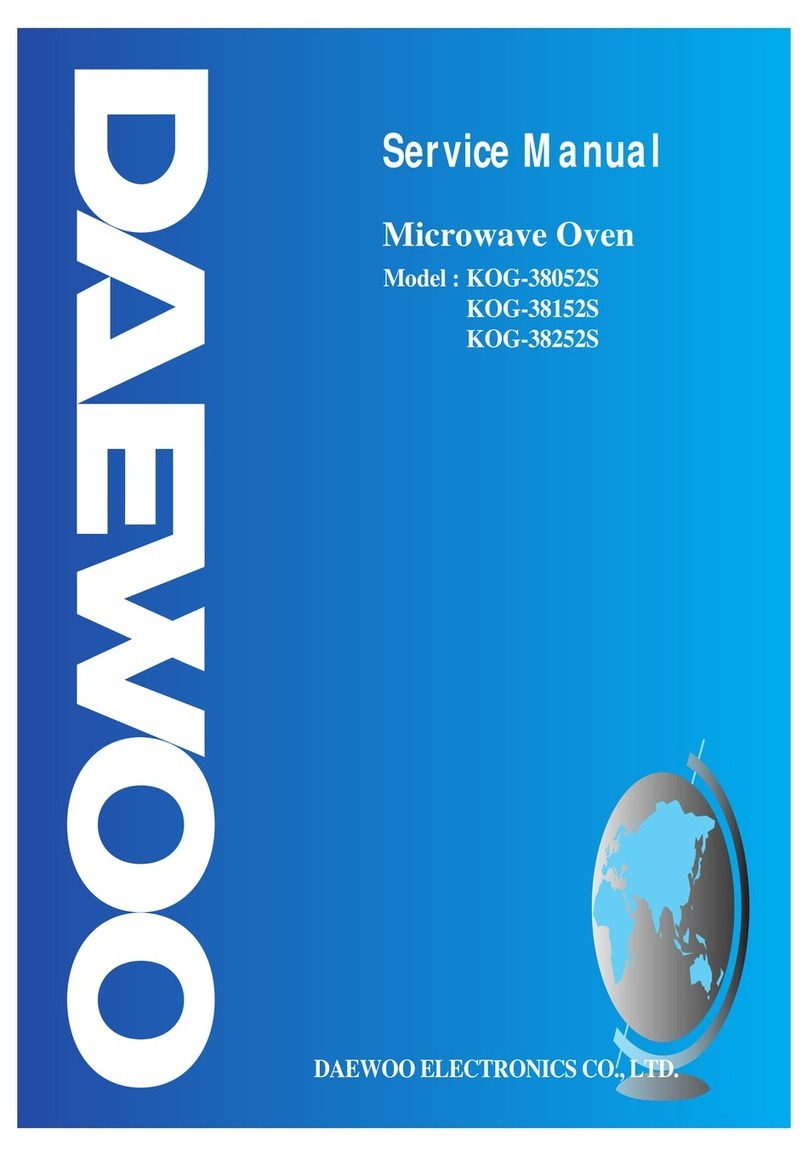 Daewoo KOG-38052S Service manual