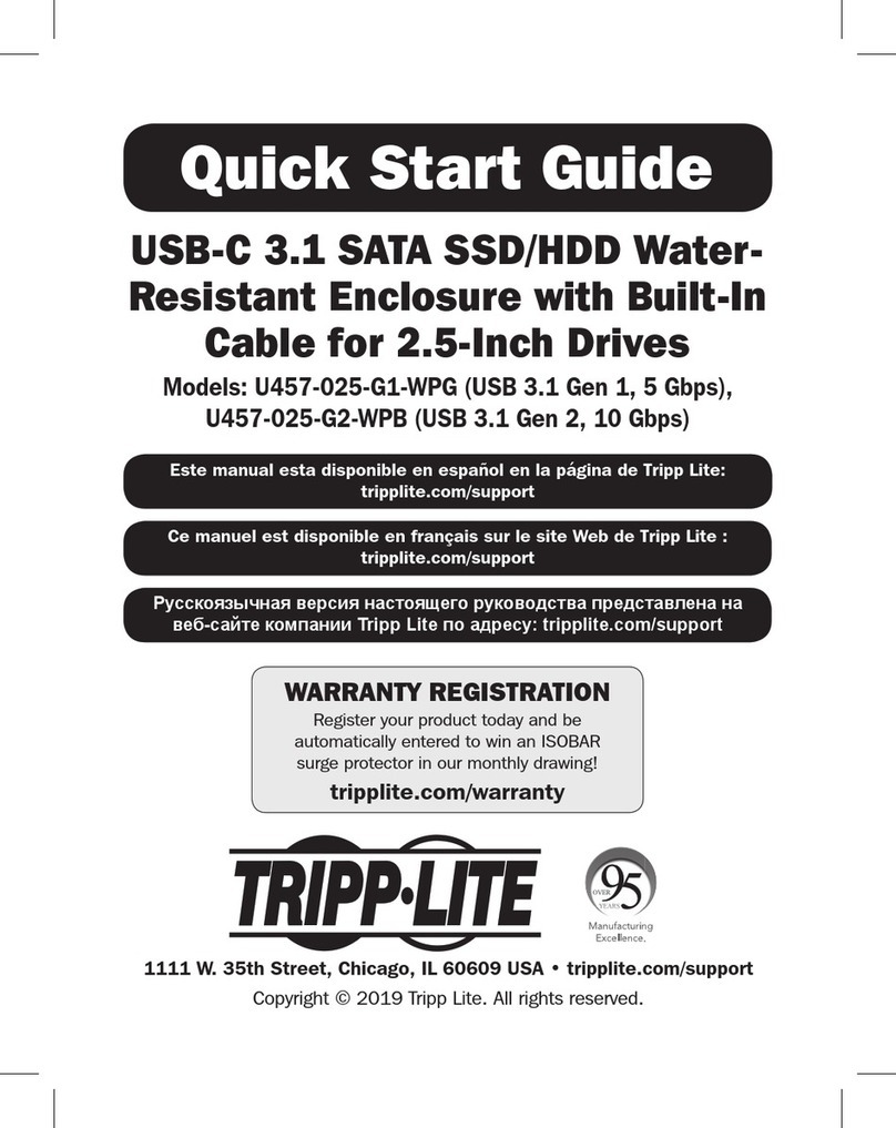 Tripp Lite U457-025-G1-WPG quick start guide