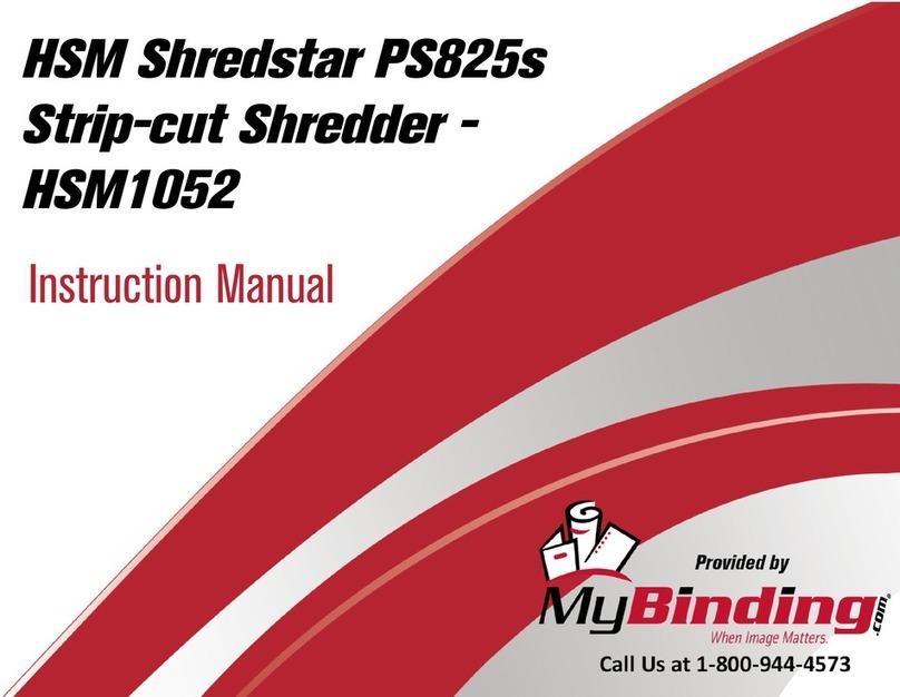 HSM HSM1052 instruction manual