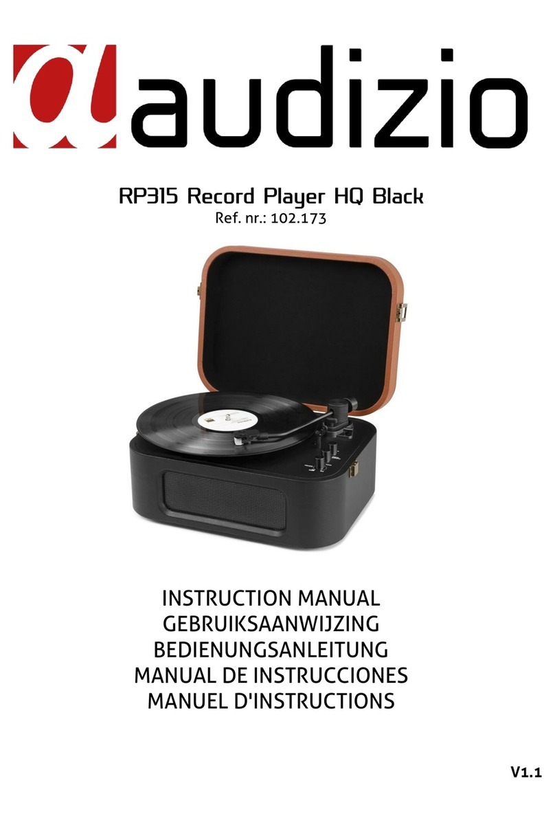 Audizio RP315 User manual