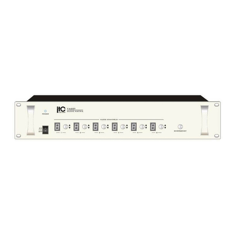 ITC Audio T-6207 Operation manual