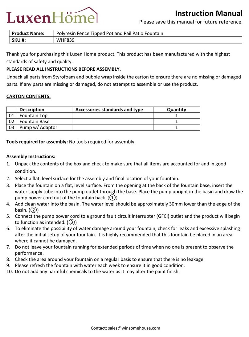 LuxenHome WHF839 instruction manual