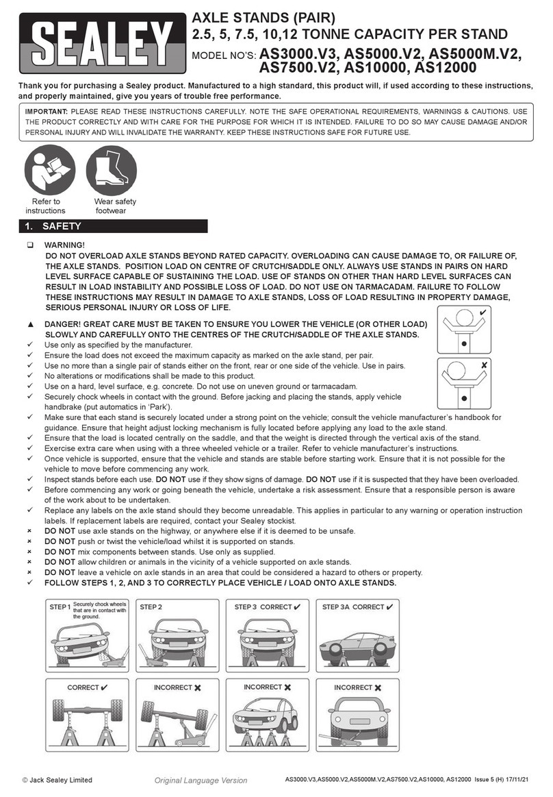Sealey AS3000 User manual