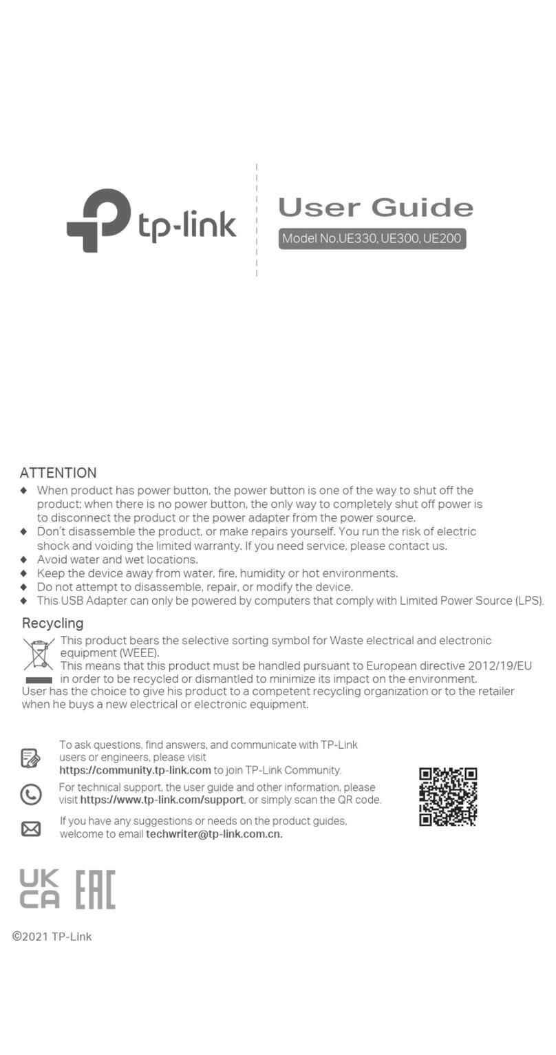 TP-Link UE305 user guide