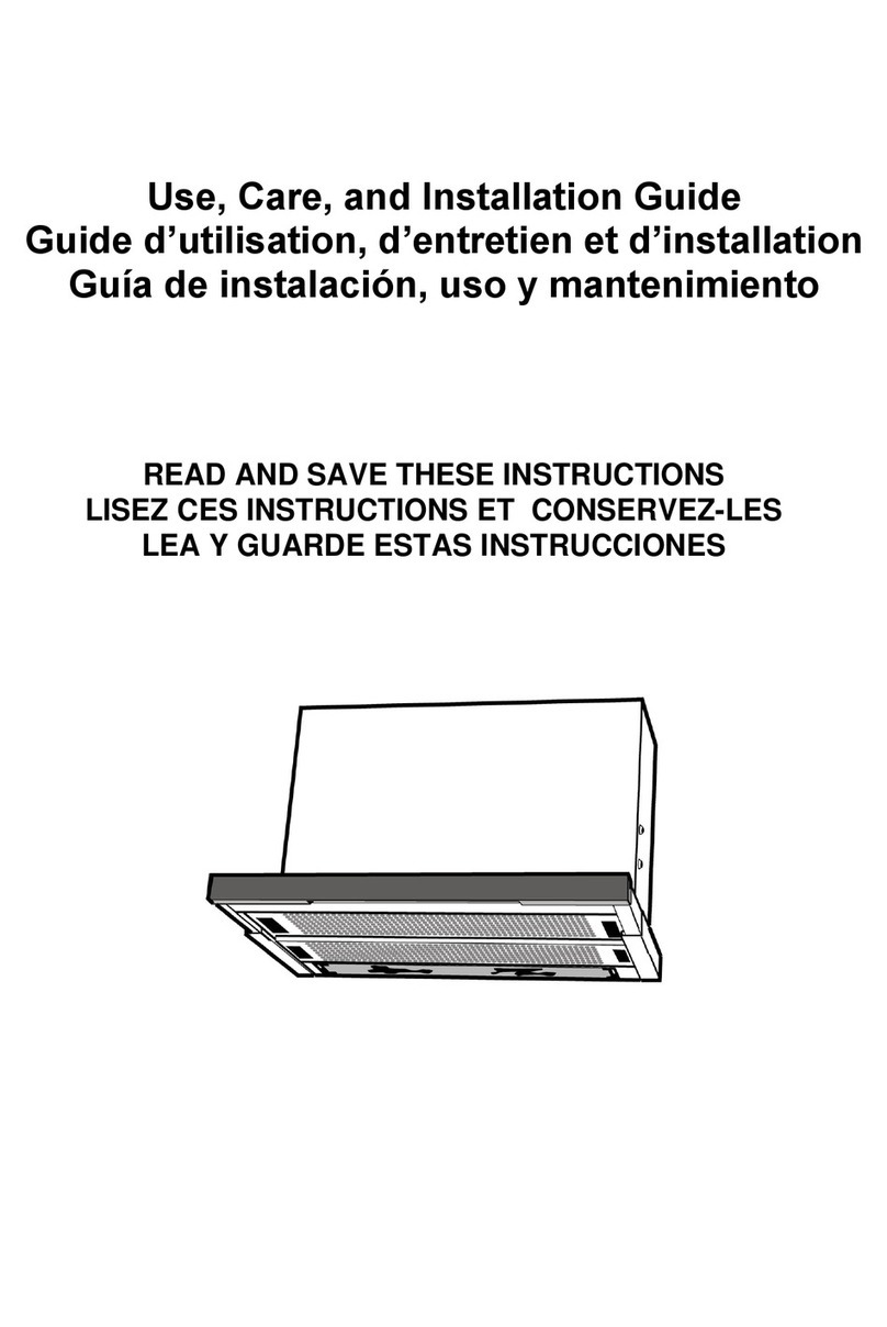 ELICA EEL436SS Use, care and installation guide