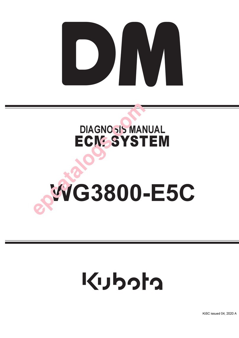 Kubota WG3800-E5C User manual