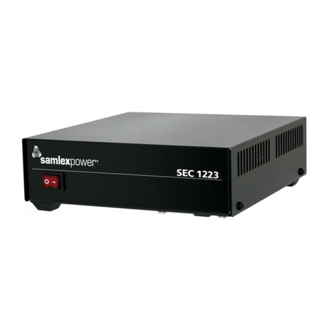 Samlexpower SEC-1223 owner's manual