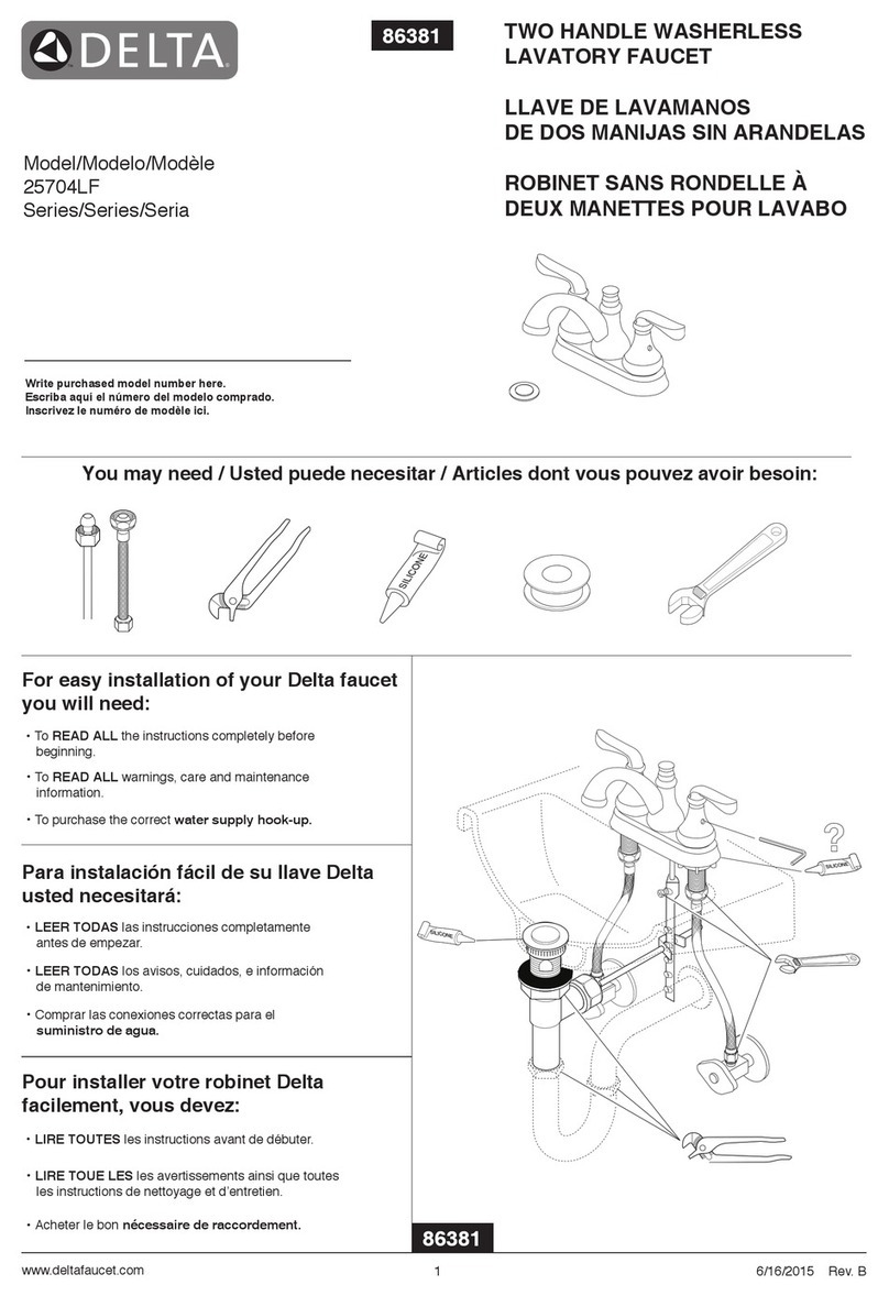 Delta 25704LF installation instructions