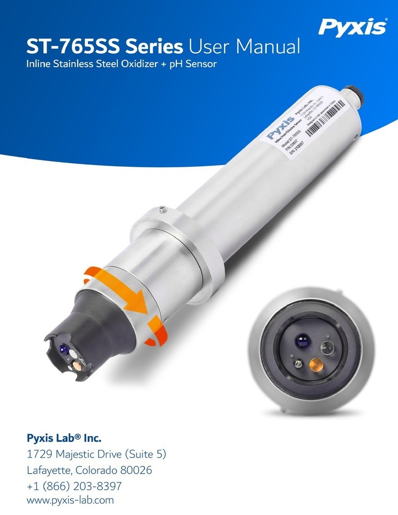 Pyxis ST-765SS Series user manual Pyxis ST-765SS Series user manual