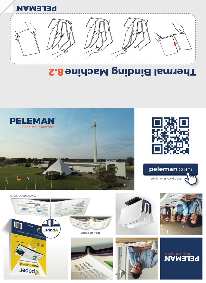 Peleman Thermal Binding Machine 8.2 quick guide
