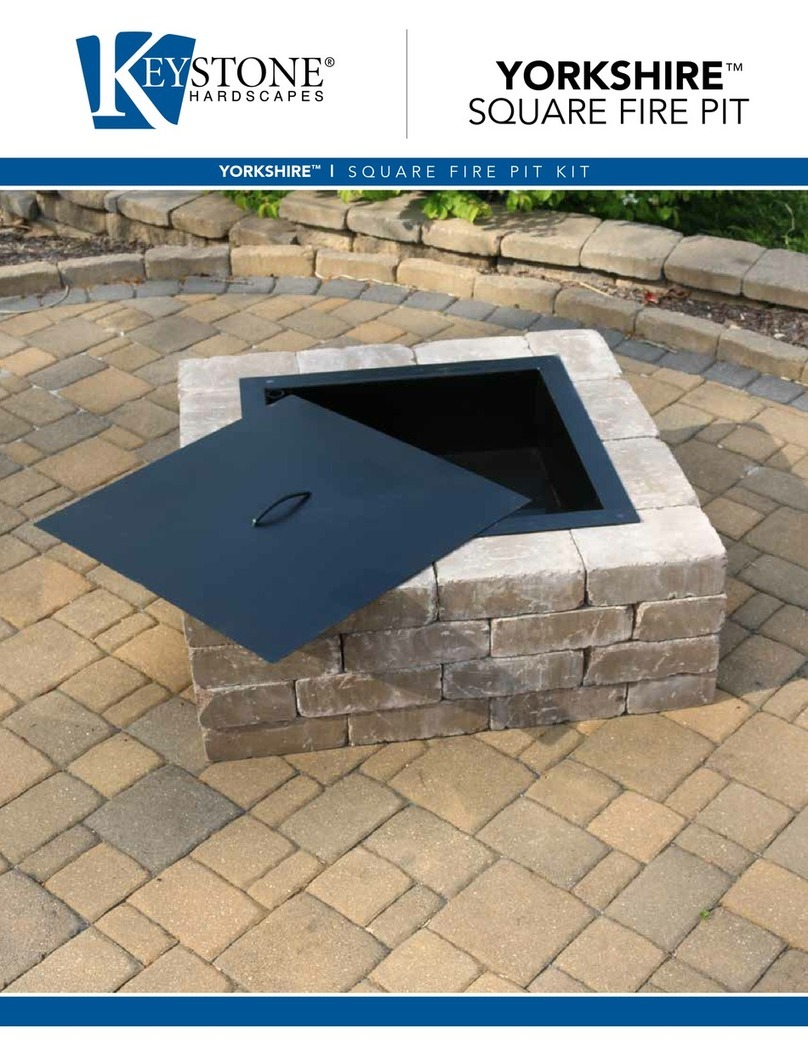 Keystone Hardscapes YORKSHIRE User manual