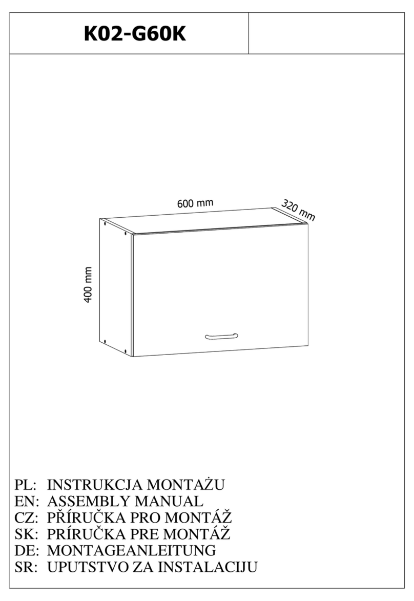 GALA MEBLE K02-G60K Assembly manual GALA MEBLE K02-G60K Assembly manual
