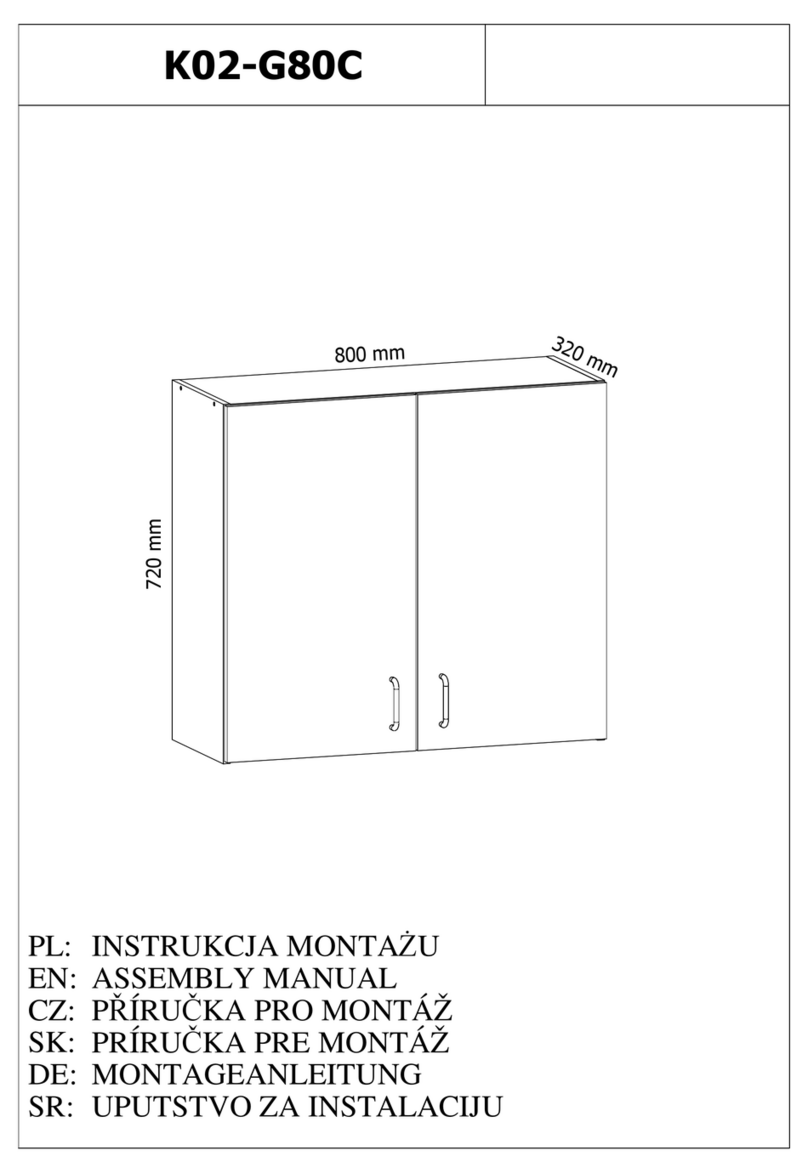GALA MEBLE K02-G80C User manual