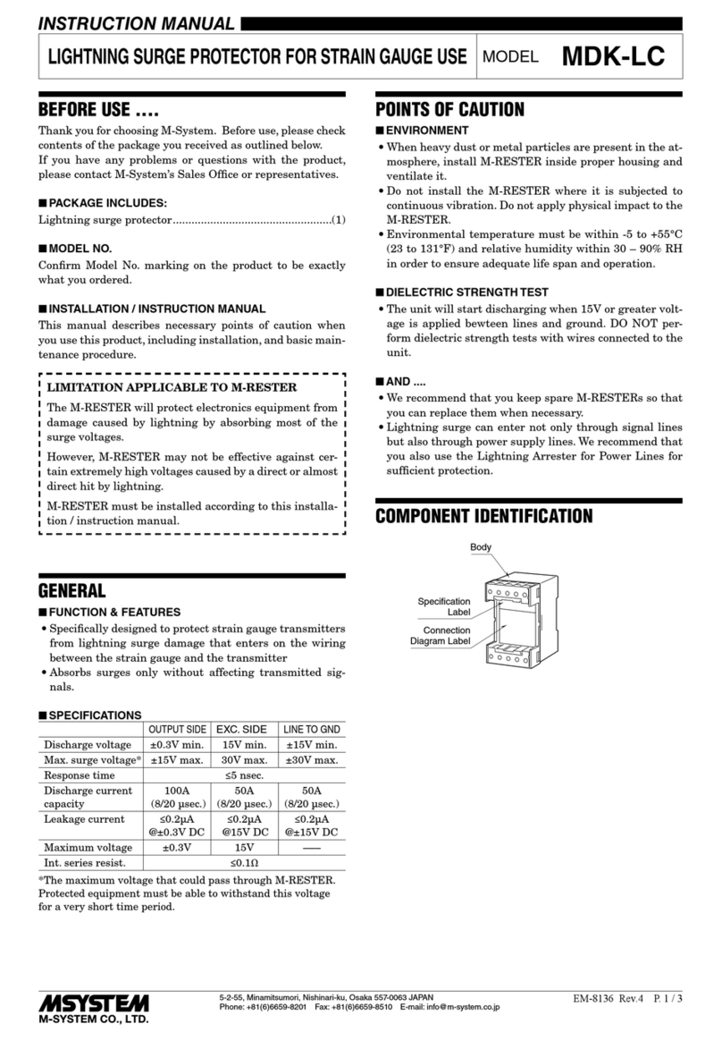 M-system MDK-LC User manual