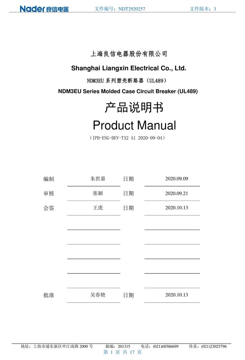 nader NDM3EU Series User manual