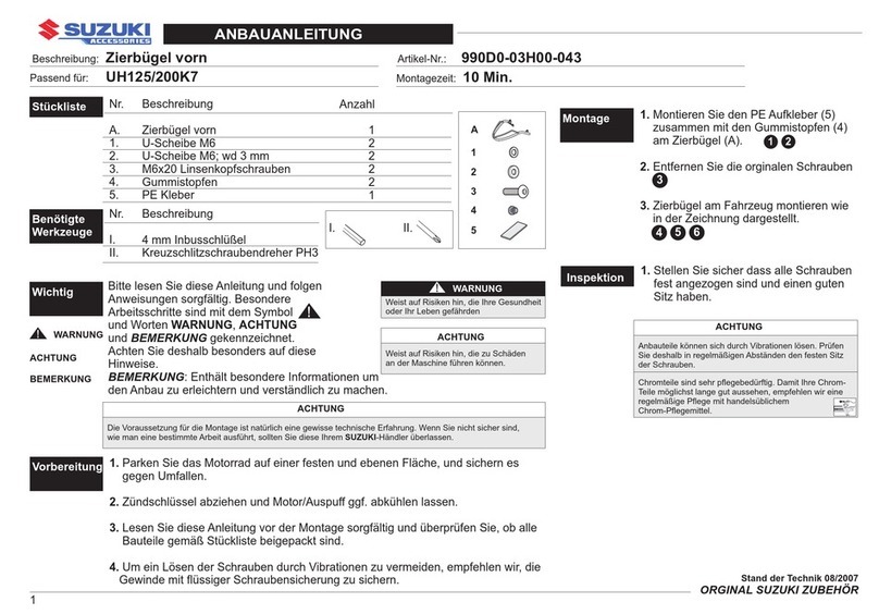 Suzuki 990D0-03H00-043 instructions