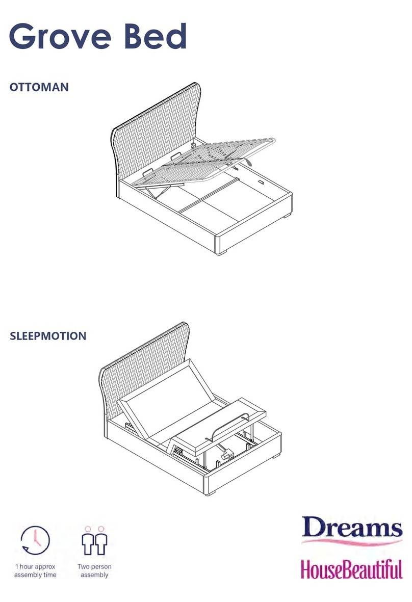 DREAMS HouseBeautiful Grove Bed User manual DREAMS HouseBeautiful Grove Bed User manual