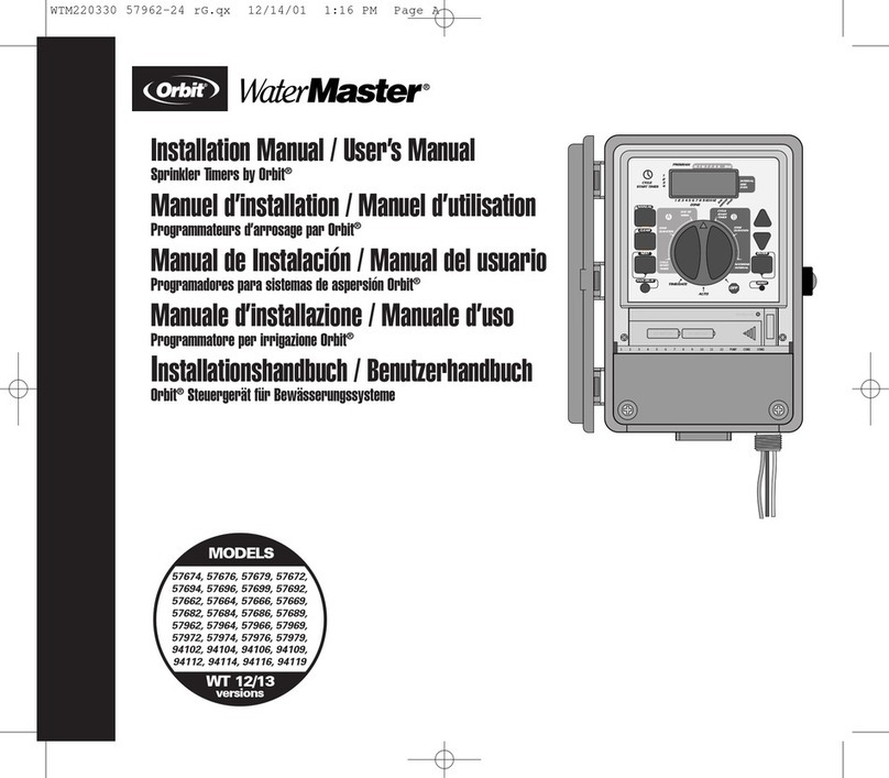 Orbit WaterMaster 57674 User manual Orbit WaterMaster 57674 User manual