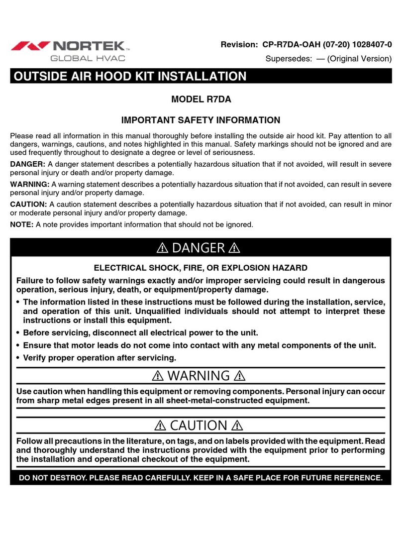 Nortek R7DA installation manual