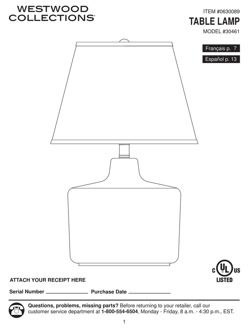 LOWE'S Westwood collections 30461 Assembly instructions