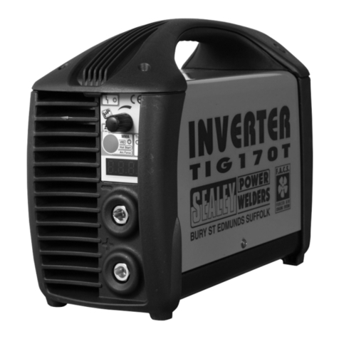 Sealey Power WELDERS TIG170T instructions