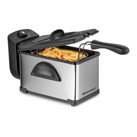 Elite Gourmet EDF2100 instruction manual