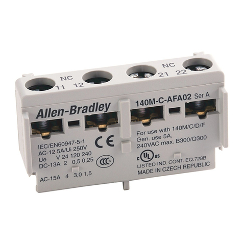 Allen-Bradley 140M-C-AFC Installation instruction Allen-Bradley 140M-C-AFC Installation instruction