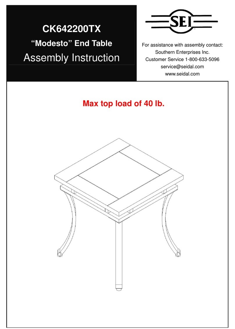 SEI Modesto CK642200TX User manual SEI Modesto CK642200TX User manual