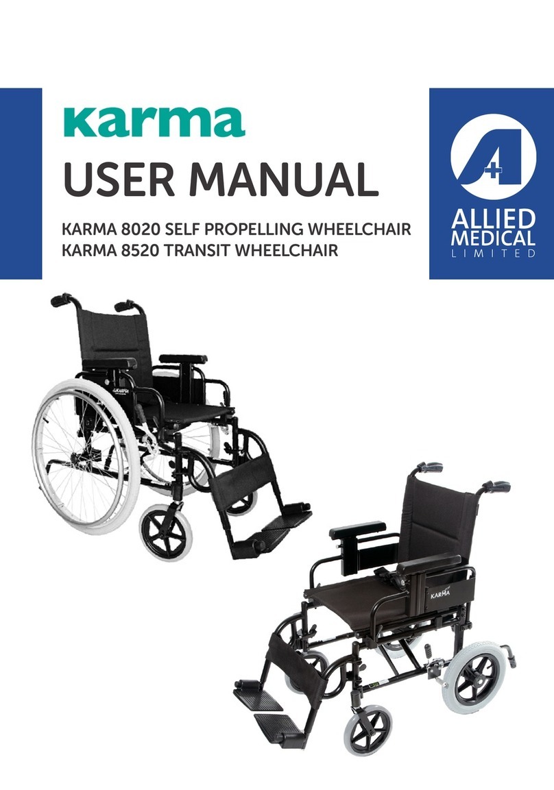 ALLIED MEDICAL KARMA 8020 User manual