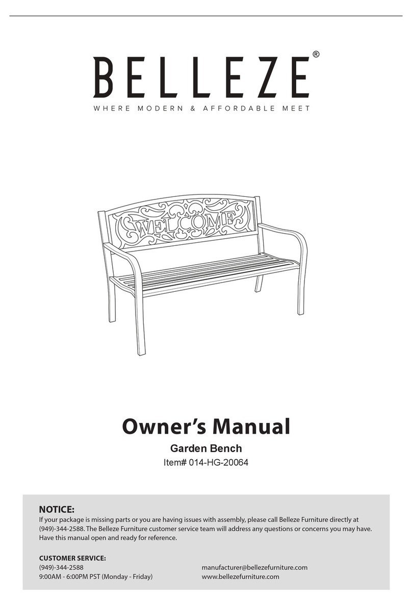 Belleze 014-HG-20064 owner's manual
