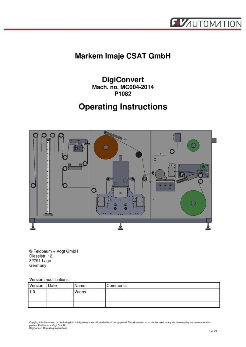 Markem Imaje DigiConvert MC004-2014 P1082 operating instructions