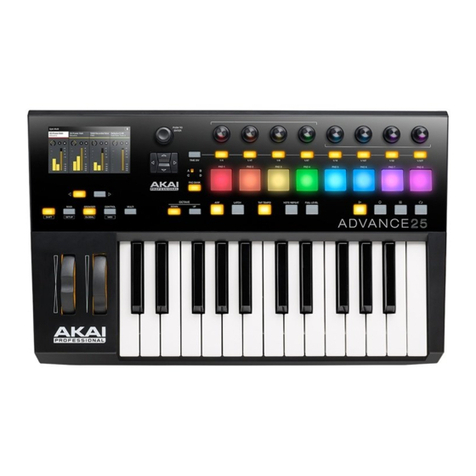 Akai ADVANCE25 User manual