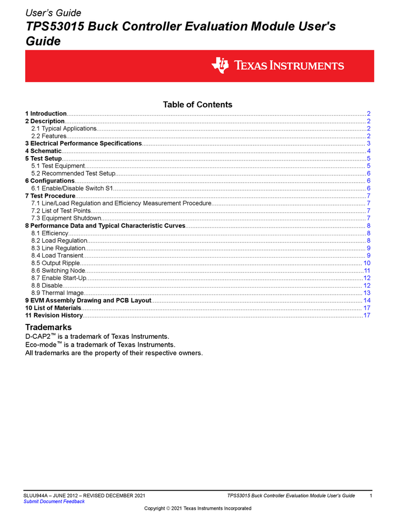 Texas Instruments TPS53015 User manual