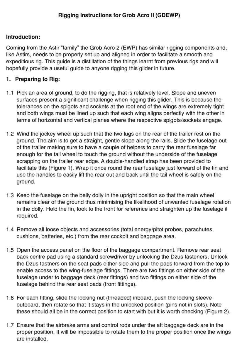 Grob Acro II Rigging instructions